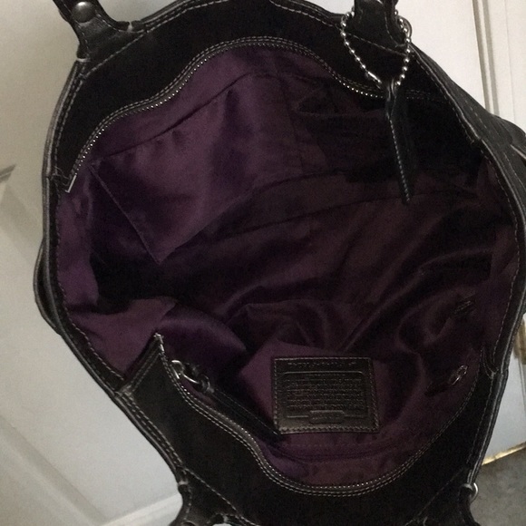 Dark Grey Coach Bag - Picture 4 of 6